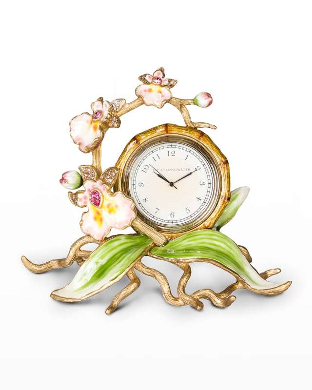 Orchid Clock